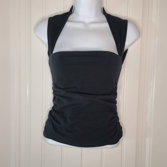NWOT Abercrombie & Fitch The A&F Black Ava Top Sm - Picture 6 of 6